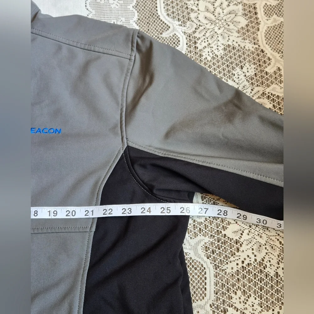 Clique Men's Gray and Black Performance Jacket Size XL